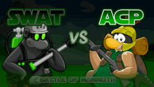 Army Of Club Penguin Swat Of Cp GIF