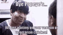 Popeyes Vegetarian GIF - Popeyes Vegetarian Chicken GIFs