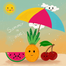 Summer Time Watermelon GIF