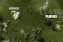 a screenshot of a video game with the words players r visible