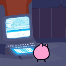 Kirby Error GIF - Kirby Error Typing GIFs