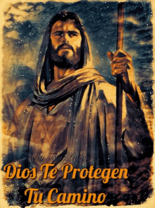 Dios Te Protege Tu Camino Jesus Christ GIF - Dios Te Protege Tu Camino Jesus Christ GIFs