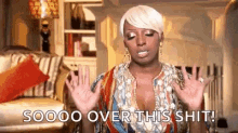 over it nene leakes done 100percent done