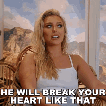 He Will Break Your Heart Like That Bethan Kershaw GIF - He Will Break Your Heart Like That Bethan Kershaw All Star Shore GIFs