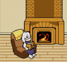 Living Room Fireplace GIF - Living Room Fireplace Reading Book GIFs