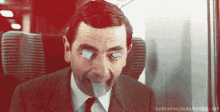 Mr Bean Slap GIF