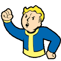 Fo76 Vault Boy Sticker - Fo76 Vault Boy Angry Stickers