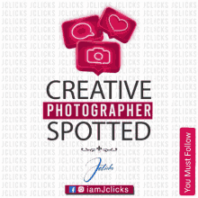 an ad for creative photographer spotted by jclicks jclicks jclicks jclicks jclicks jclicks