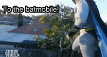 Batman Parkour Fail GIF - Batman Parkour Fail To The Batmobile GIFs