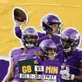 Minnesota Vikings Vs. Green Bay Packers Pre Game GIF - Nfl National Football League Football League GIFs