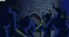 a cartoon of a man in a blue hood with the word unregistered at the top
