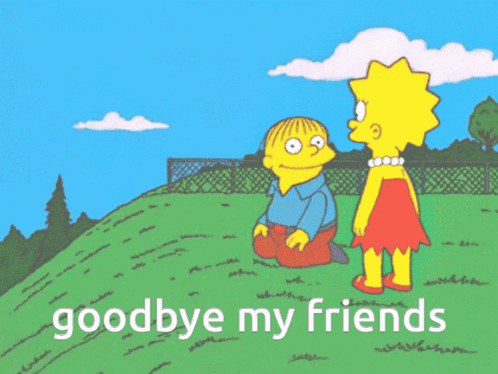 waving goodbye to a friend