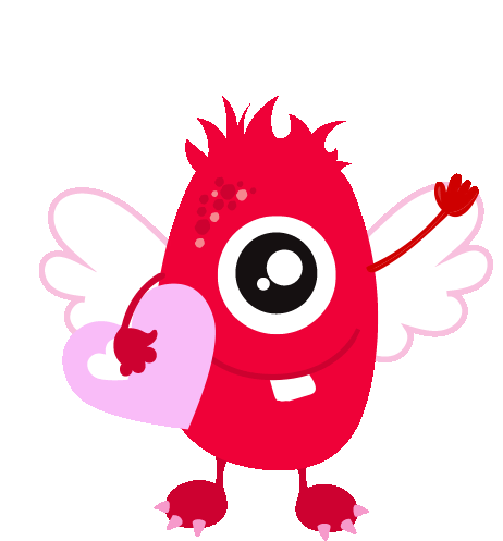 Valentines Day Valentine Monster Sticker - Valentines Day Valentine Monster Cute Stickers