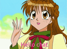 Hello Chat Kamikaze Kaitou Jeanne GIF - Hello Chat Kamikaze Kaitou Jeanne Kamikaze Kaito Jeanne GIFs