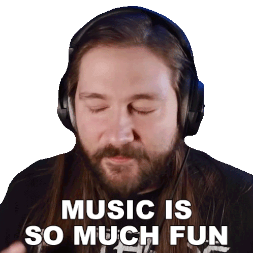 Music Is So Much Fun Become The Knight Sticker - Music Is So Much Fun Become The Knight I Love Music Stickers