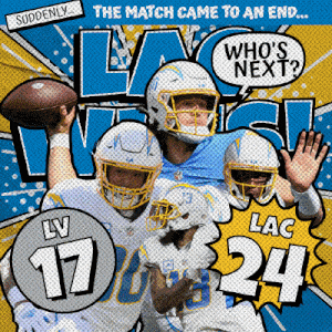 Los Angeles Chargers (24) Vs. Las Vegas Raiders (17) Post Game GIF - Nfl  National football league Football league - Discover & Share GIFs