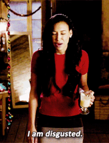 Glee Santana Lopez GIF - Glee Santana Lopez I Am Disgusted GIFs