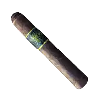 a cigar with a green and yellow label that says scorpion