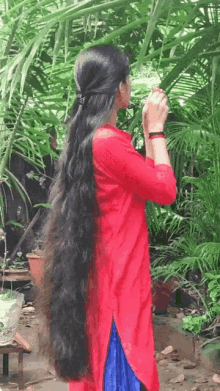 Long Hair Pretty GIF - Long Hair Pretty Malayalam GIFs