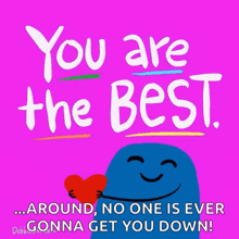 a greeting card that says you are the best