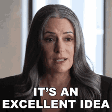 Its An Excellent Idea Emily Prentiss GIF - Its An Excellent Idea Emily Prentiss Paget Brewster GIFs