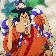 Oden And Momonosuke One Piece GIF