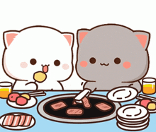 Mochi Cat Eating GIF - Mochi Cat Eating GIFs
