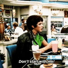 Betty Rizzo Dont Start With Me GIF - Betty Rizzo Dont Start With Me Grease GIFs