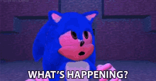 whats happening sonic what is happening confused asking