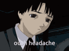 Monkeymoments Serial Experiments Lain GIF - Monkeymoments Serial Experiments Lain Headache GIFs