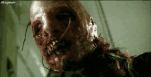 Bloody Face Shhh GIF - Bloody Face Shhh American Horror Story GIFs