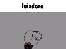 a cartoon character is holding a boxing glove in his hand and is screaming .