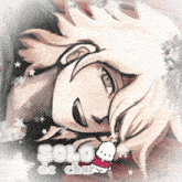 a drawing of a person with the words solo de chara on the bottom right