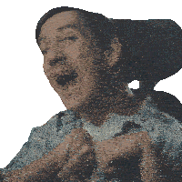 a man in a plaid shirt is sitting in a wheelchair