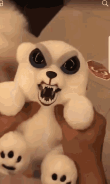 Pomeranian'S Are Hilarious! GIF - Pomeranian Vs Creepy Doll Who Does It Better Funny Animals GIFs