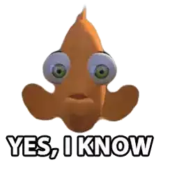 Yes I Know Nemo Sticker - Yes I Know Nemo Futuristichub Stickers