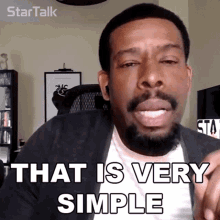 That Is Very Simple Chuck Nice GIF - That Is Very Simple Chuck Nice Startalk GIFs