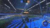 a rocket league game being played on a computer