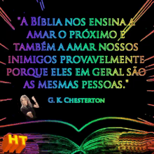 g.k. chesterton wrote a book called a biblia nos ensina amar