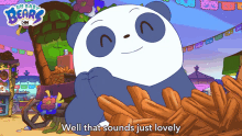 Well That Sounds Just Lovely Panda GIF - Well That Sounds Just Lovely Panda We Baby Bears GIFs