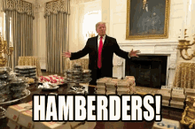 Hamberders Hamburgers GIF - Hamberders Hamburgers Donald Trump GIFs