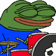 drummer frog