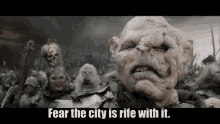 Lord Of The Rings Gothmog GIF - Lord Of The Rings Gothmog Fear GIFs