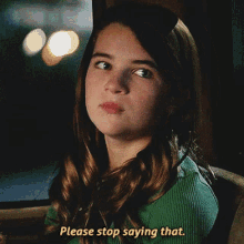Young Sheldon Missy Cooper GIF - Young Sheldon Missy Cooper Please Stop Saying That GIFs