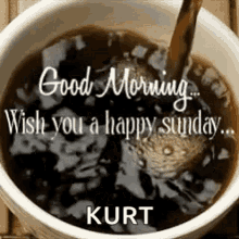 Good Morning Happy Sunday GIF - Good Morning Happy Sunday Coffee GIFs