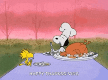 Snoopy Eating GIF - Snoopy Eating Happythanksgiving GIFs