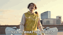 Tell Me What The Deal Is Heavy Hitter GIF - Tell Me What The Deal Is Heavy Hitter Jack Harlow GIFs