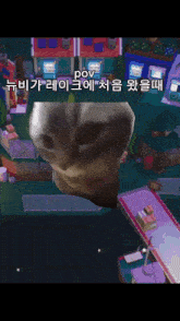 a screenshot of a video game with the words pov on the top