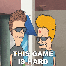This Game Is Hard Beavis GIF - This Game Is Hard Beavis Mike Judge'S Beavis And Butt-head GIFs