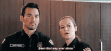 Station19 Travis Montgomery GIF - Station19 Travis Montgomery Been That Way Ever Since GIFs